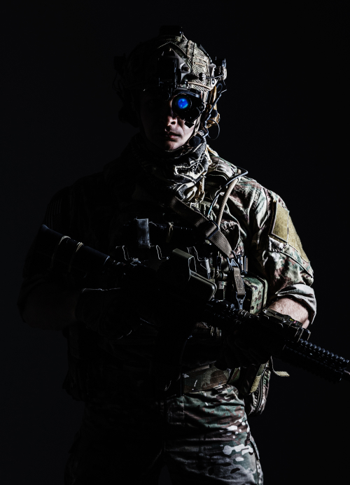 ATN Defense soldier with night vision